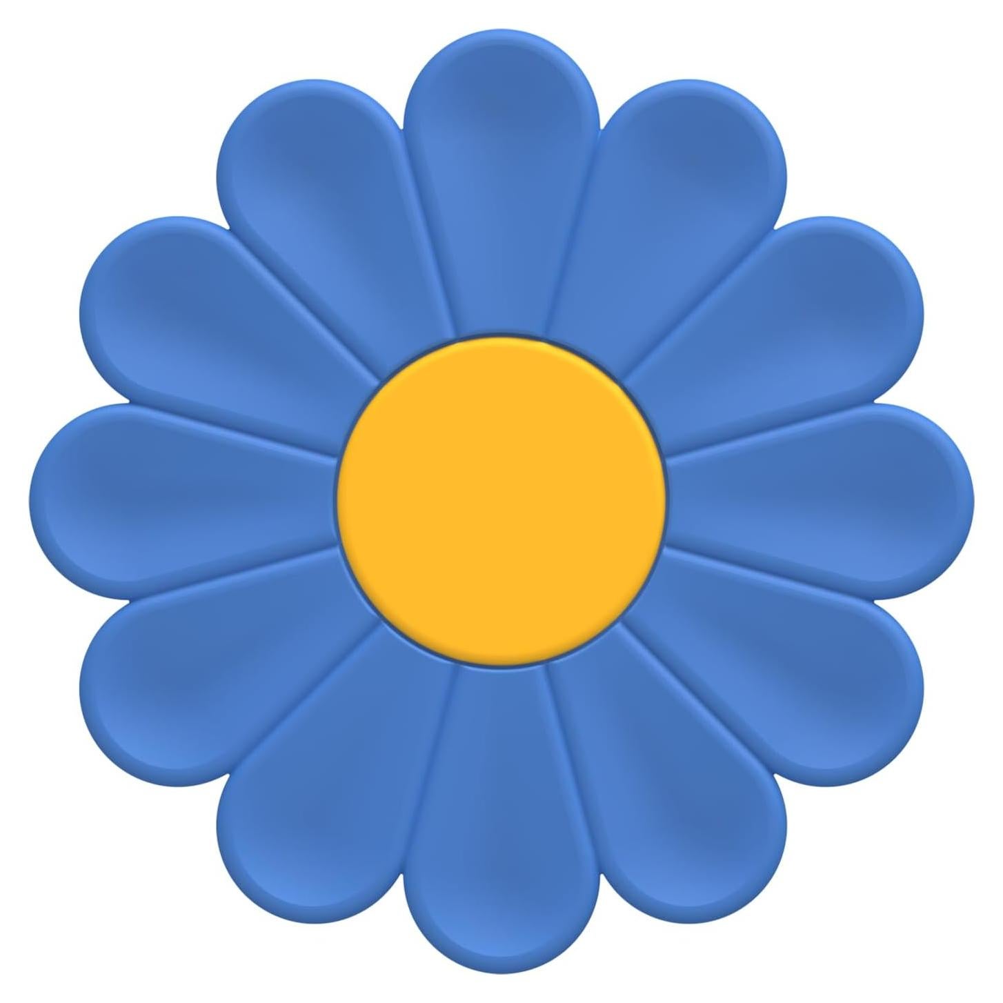 Trivete de Silicona HUISIOU Grande Azul Antideslizante 22.86 cm