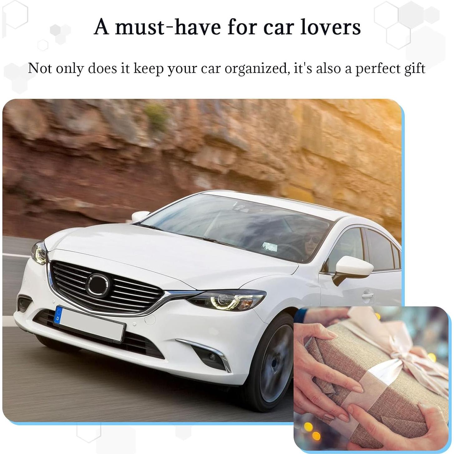 Ganchos para Reposacabezas de Coche Suvnie - 2 Pcs Beige