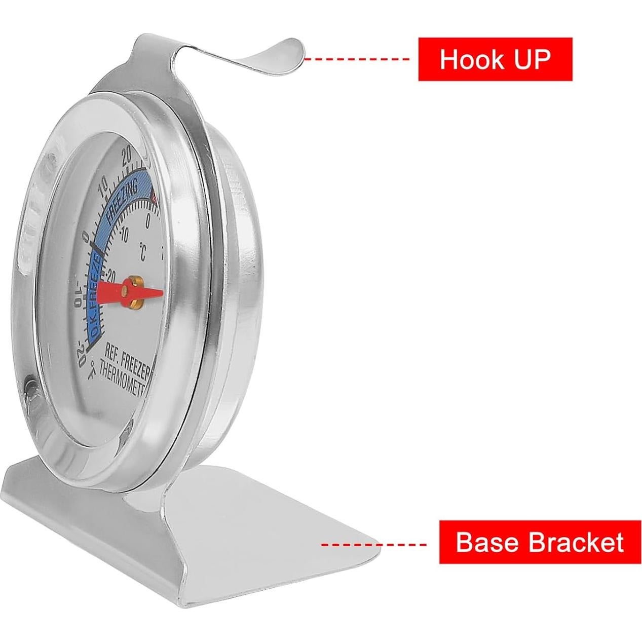 Termómetro Mecánico DWEII para Refrigerador y Congelador -30 a 30°C