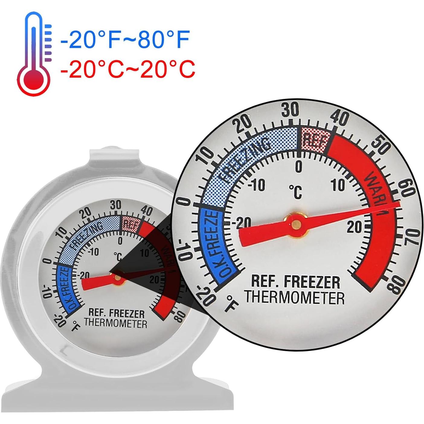 Termómetro Mecánico DWEII para Refrigerador y Congelador -30 a 30°C