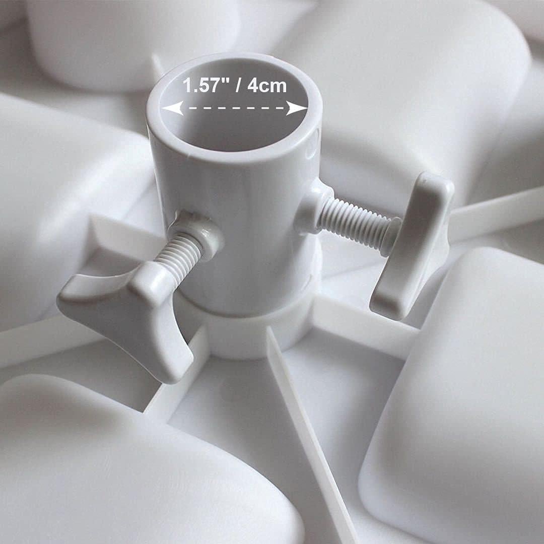 Mesa de Umbrella de Playa AMMSUN 33 cm con Soportes para Bebidas