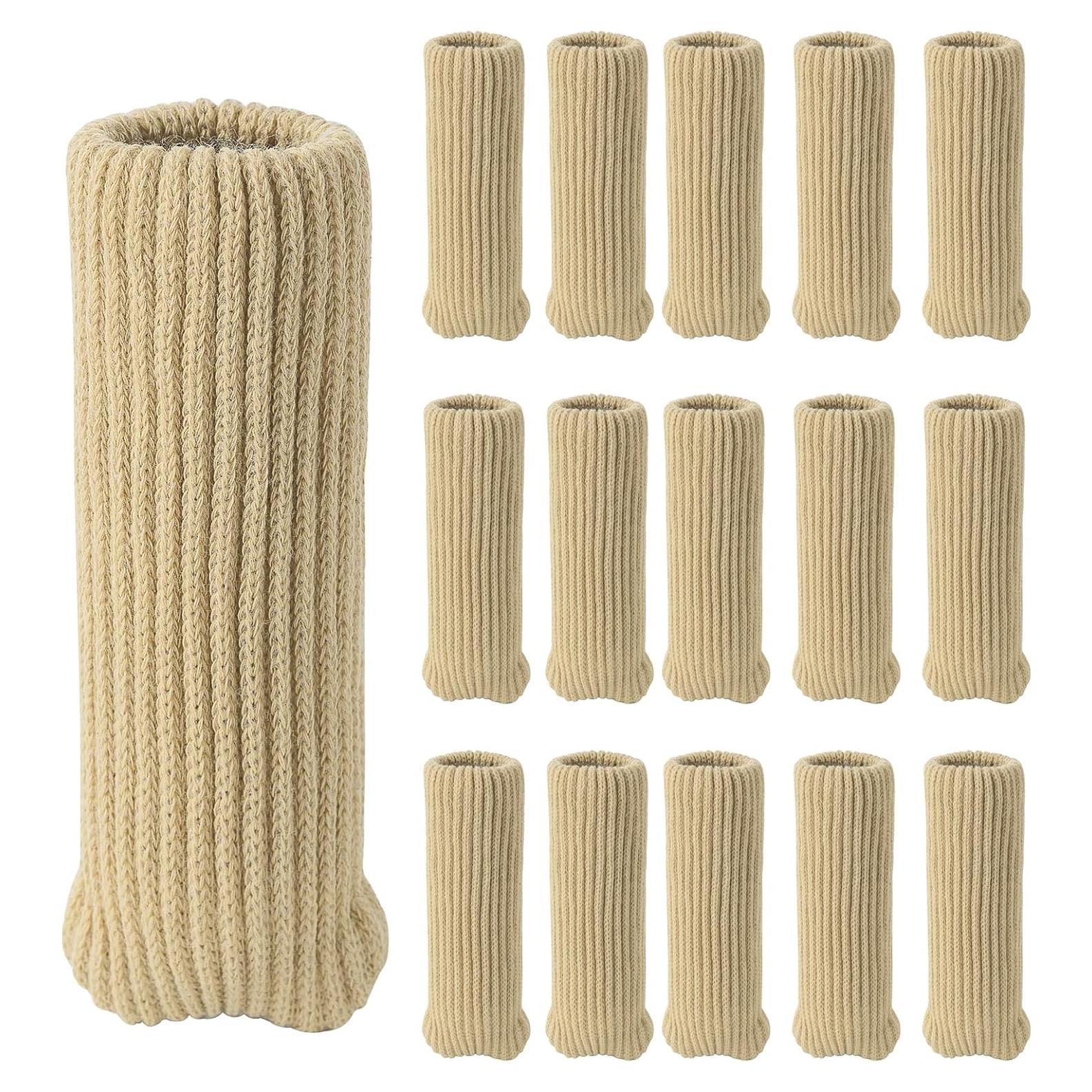 Calcetines para Muebles BEBOKI - Protección Piso Beige - 16 Piezas