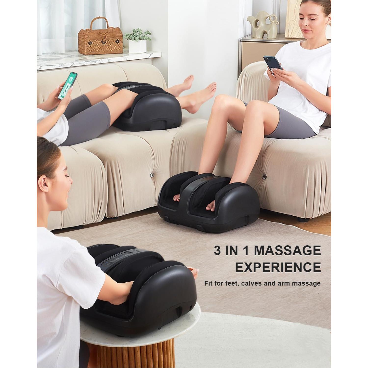 Masajeador de pies Nekteck NK-FLM02 con calor y APP