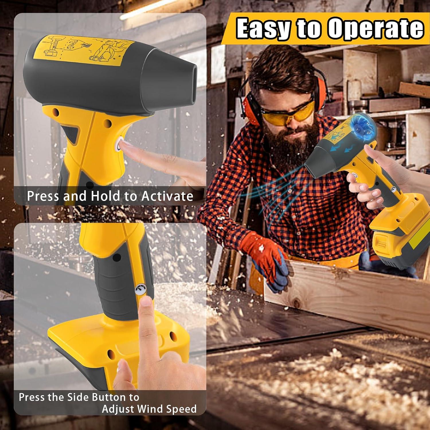 Soplador Mini Jet Dry URUN 20V 130000 RPM 4 Velocidades