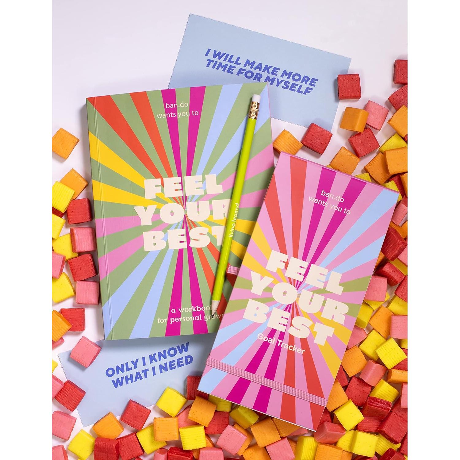 Bloc de Notas Planificador de Hábitos ban.do Rosa 80 Hojas