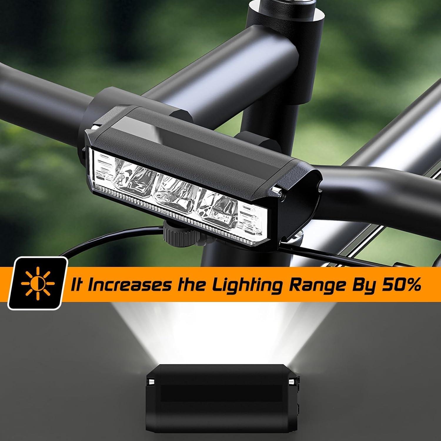 Luz LED Bicicleta APOMOV 1000 Lúmenes Recargable IPX6
