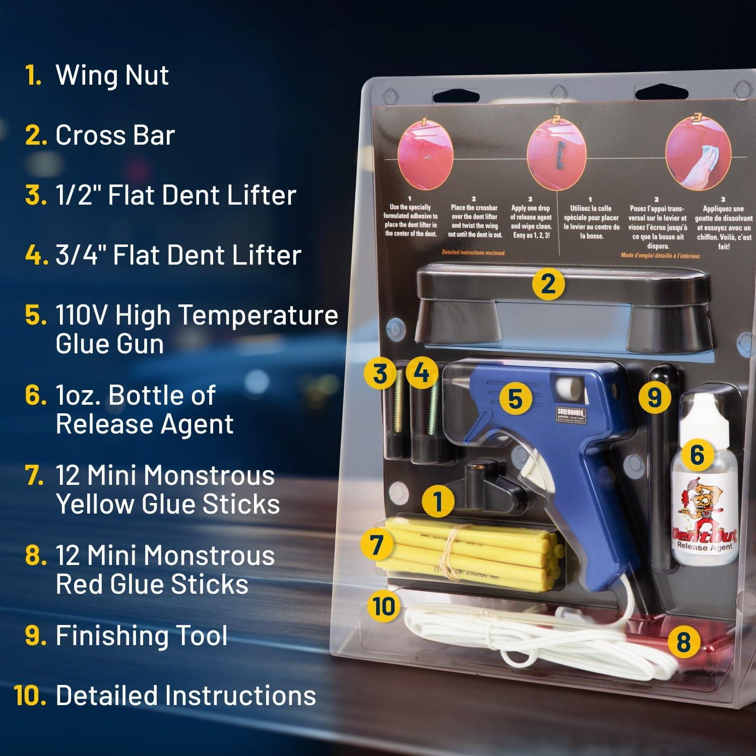 Kit PDR DentOut Cross Bar - Herramientas para Abolladuras