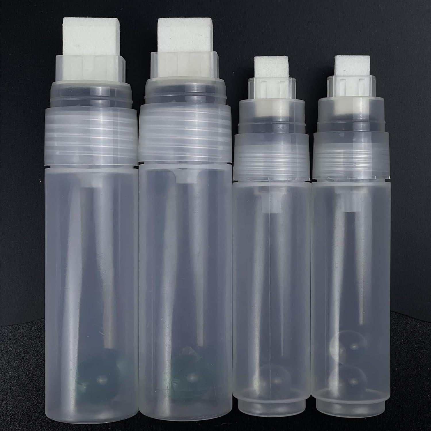 Marcadores de pintura vacíos FULIBAO 4 pcs recargables 10-15mm