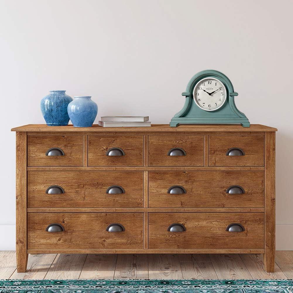 Reloj de Mesa Vintage Presentime Verde Envejecido 32.3x23 cm