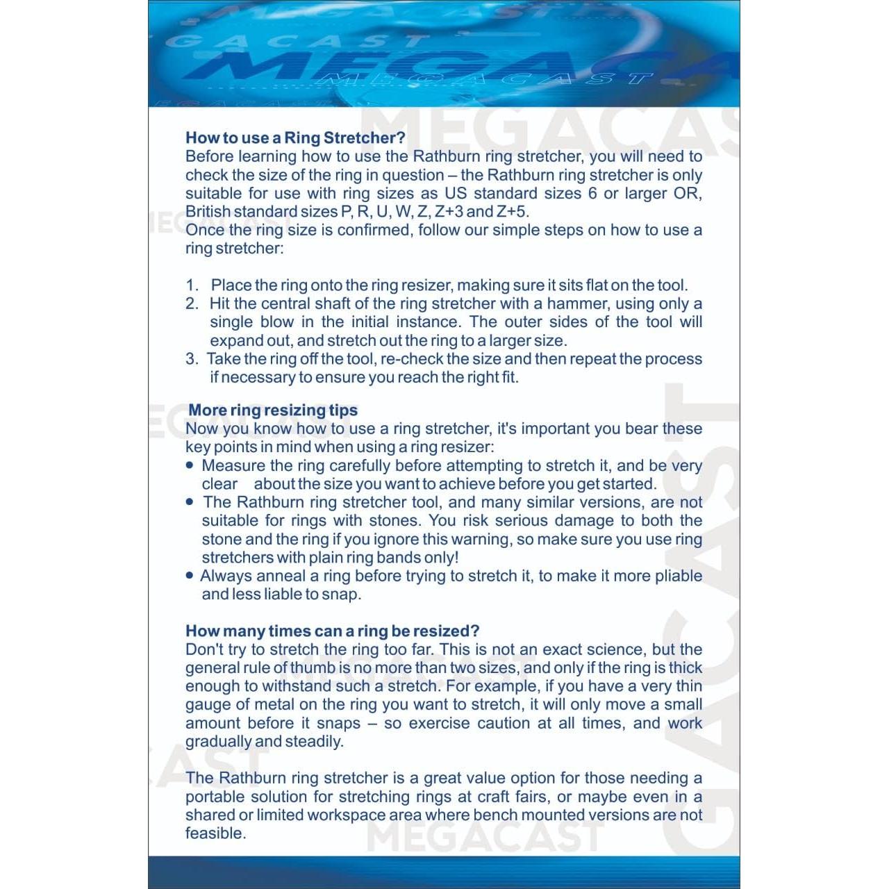 Estirador de Anillos Rathburn 17 cm Acero para Joyeros