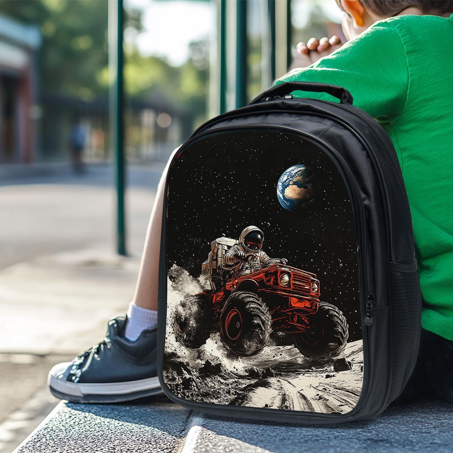 Mochila Escolar Luxvio Astronauta 43 cm para Niños y Niñas