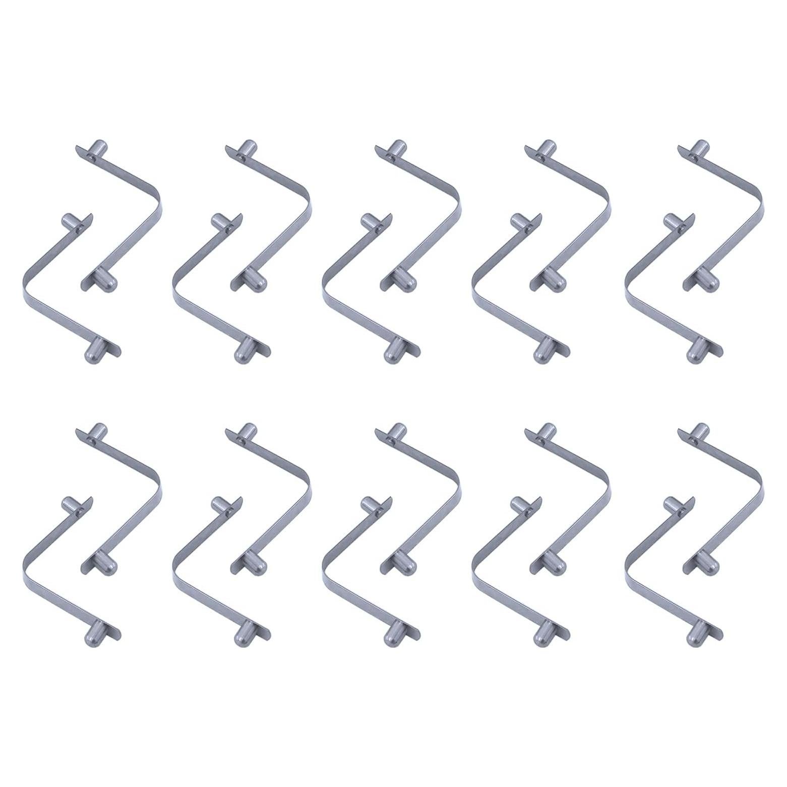 Clip en V de acero inoxidable 304 Auto-plaza - 20 piezas