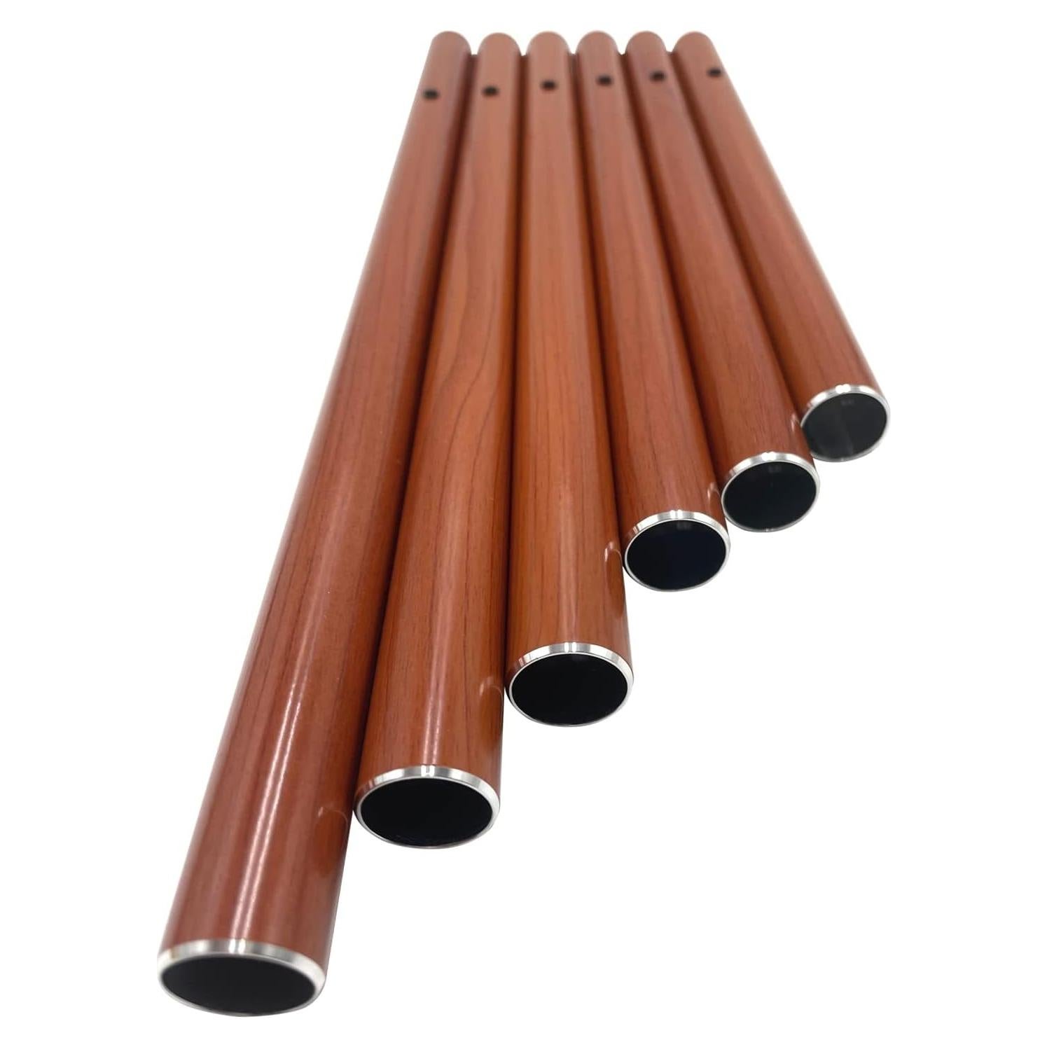6 Tubos de Campana de Viento Lveofielygi Aluminio 25.5-36.5 cm