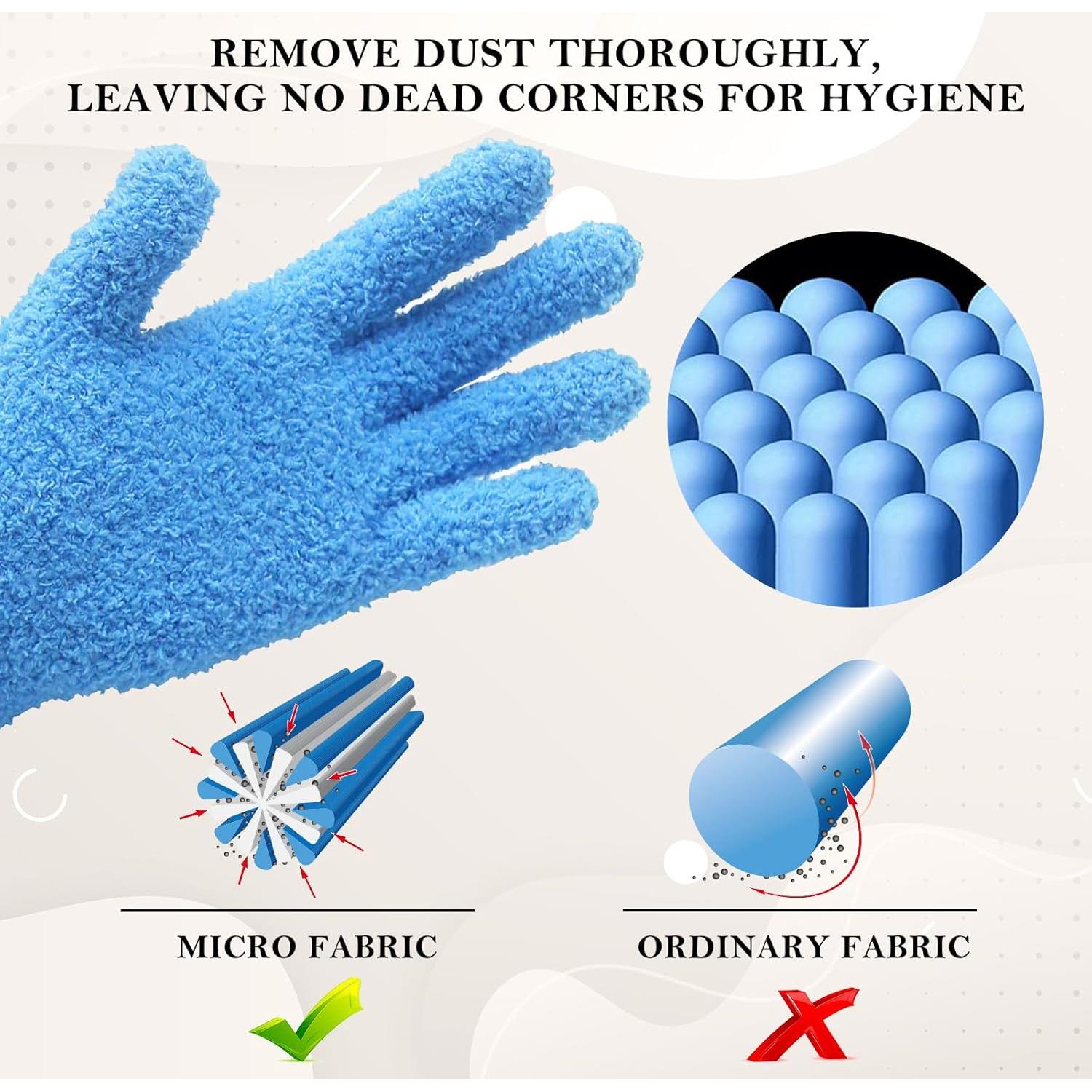 Guantes de Microfibra Evridwear para Limpiar Plantas - Reutilizables