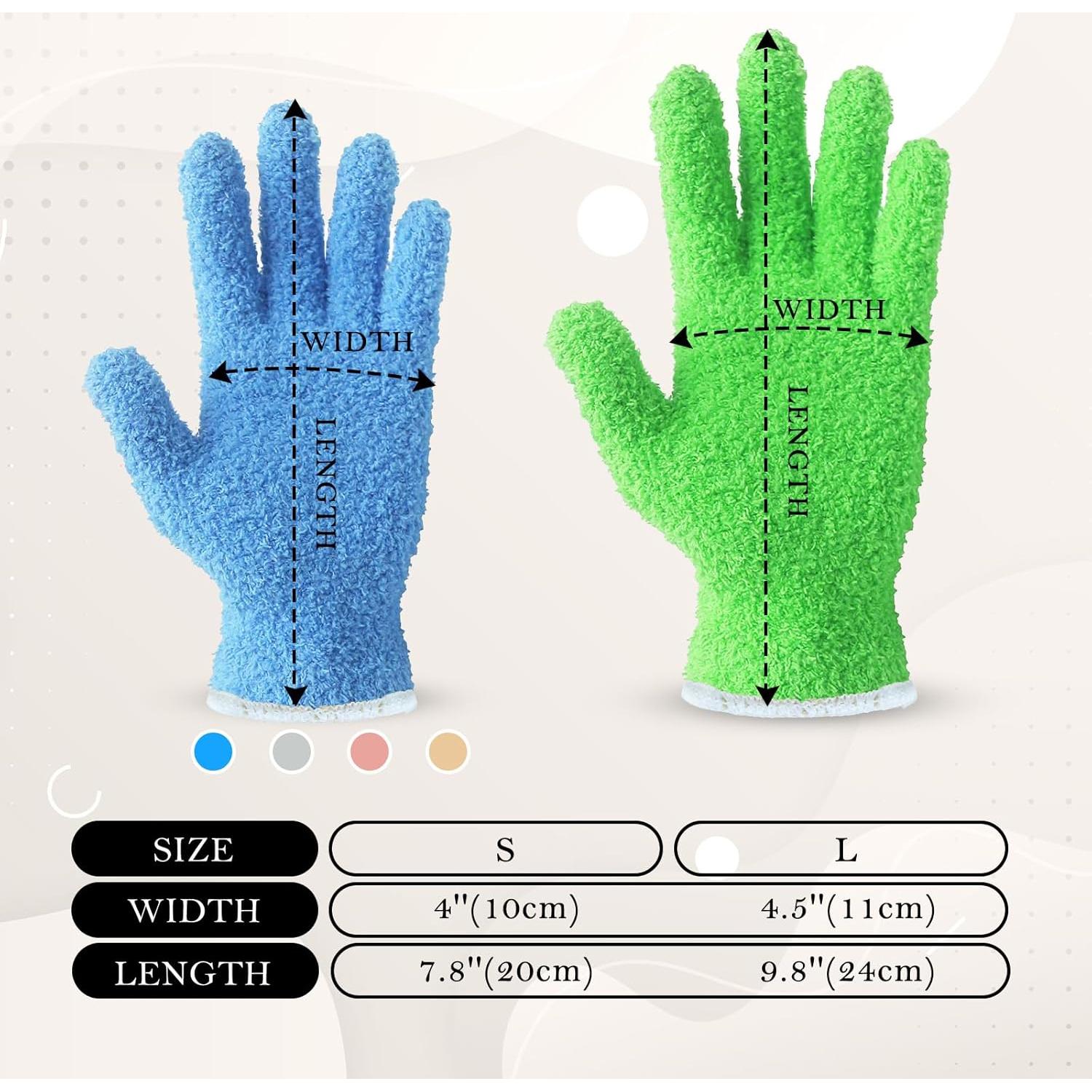 Guantes de Microfibra Evridwear para Limpiar Plantas - Reutilizables