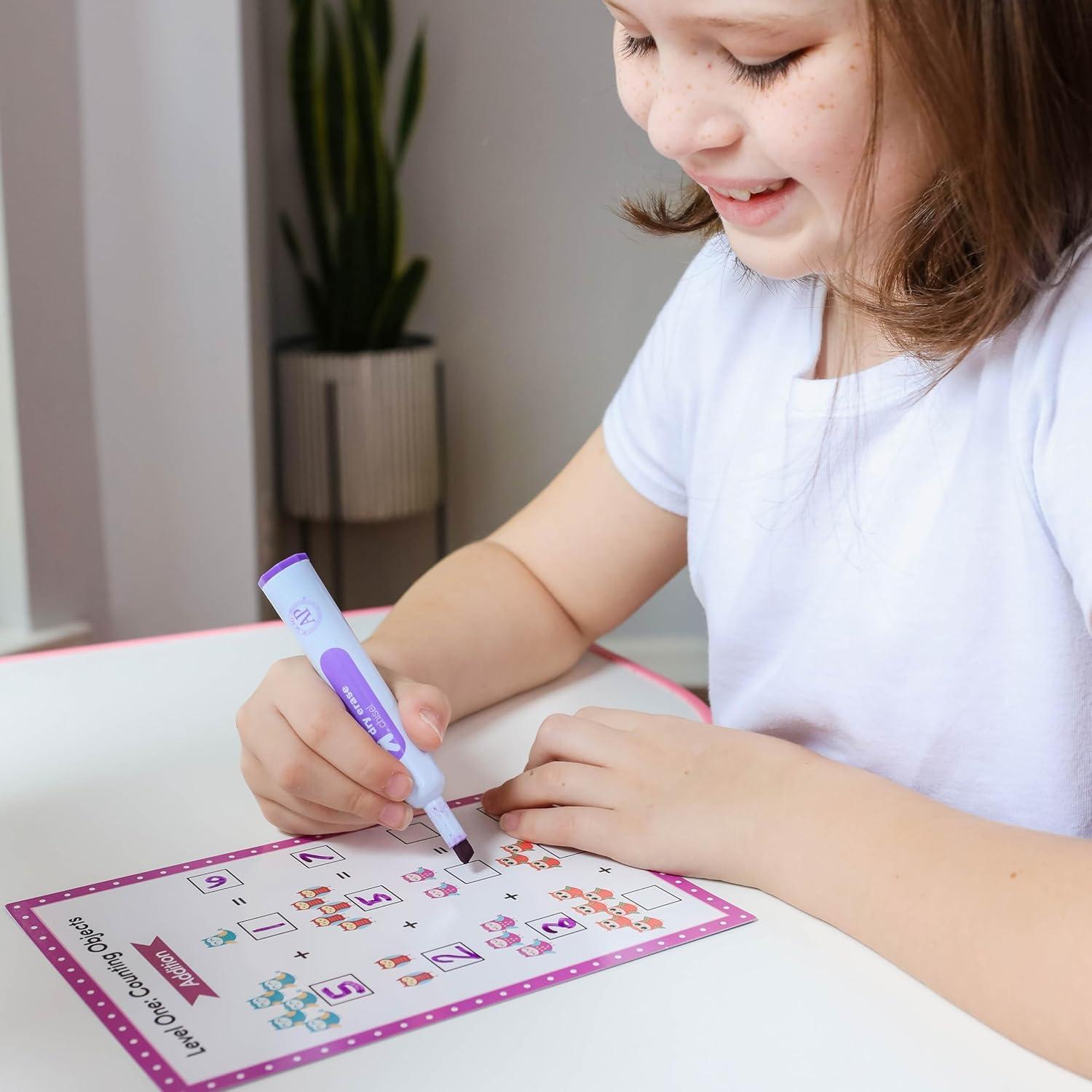 Tarjetas de Borrado en Seco Apostrophe Games - Suma y Resta