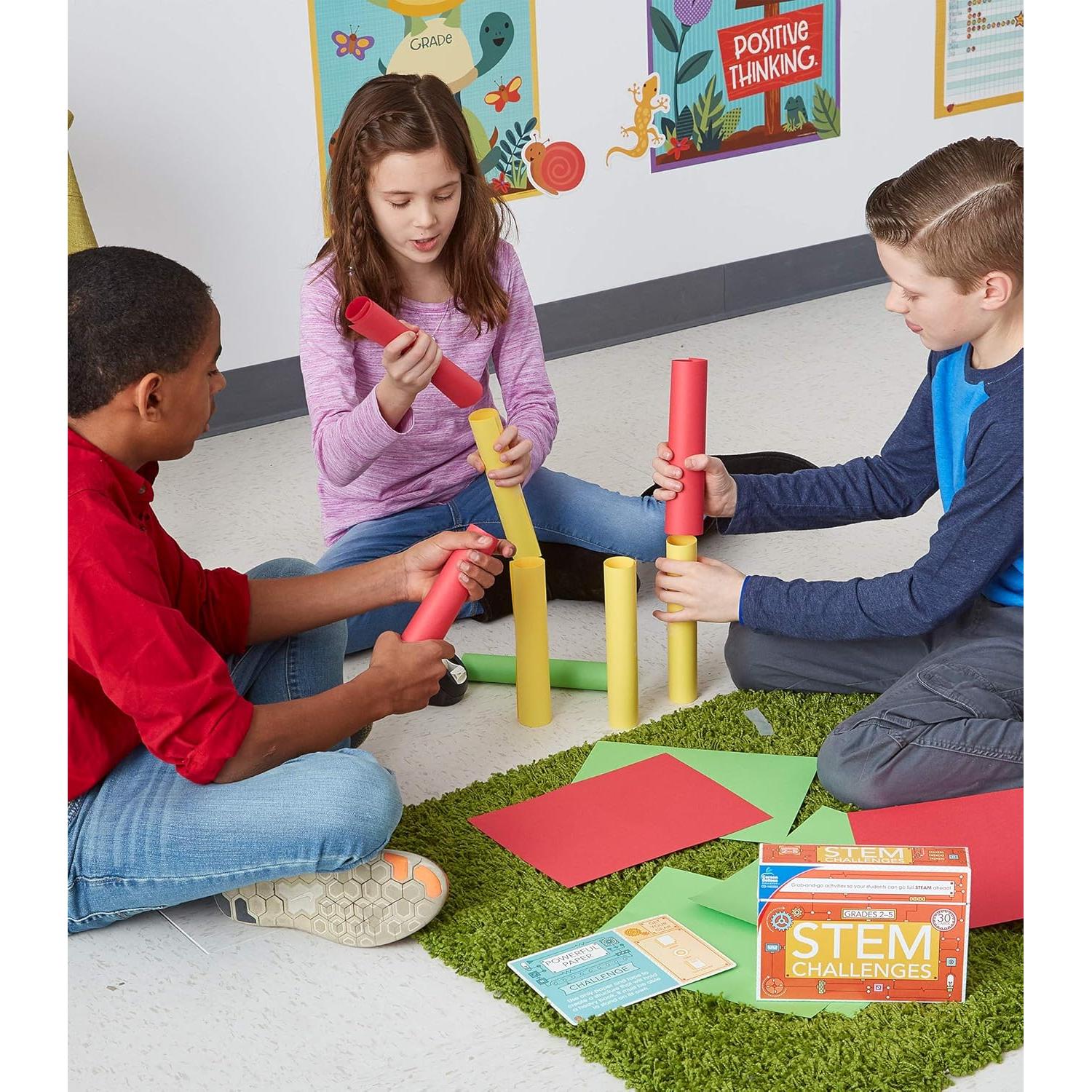 Conjunto de Tarjetas de Aprendizaje STEM Carson Dellosa 60 Proyectos