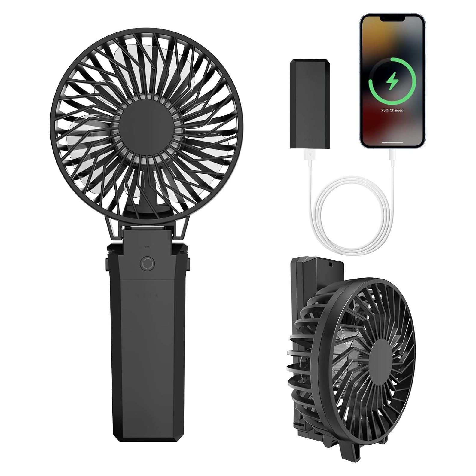 Ventilador Portátil HandFan HF310 5200mAh 6 Velocidades