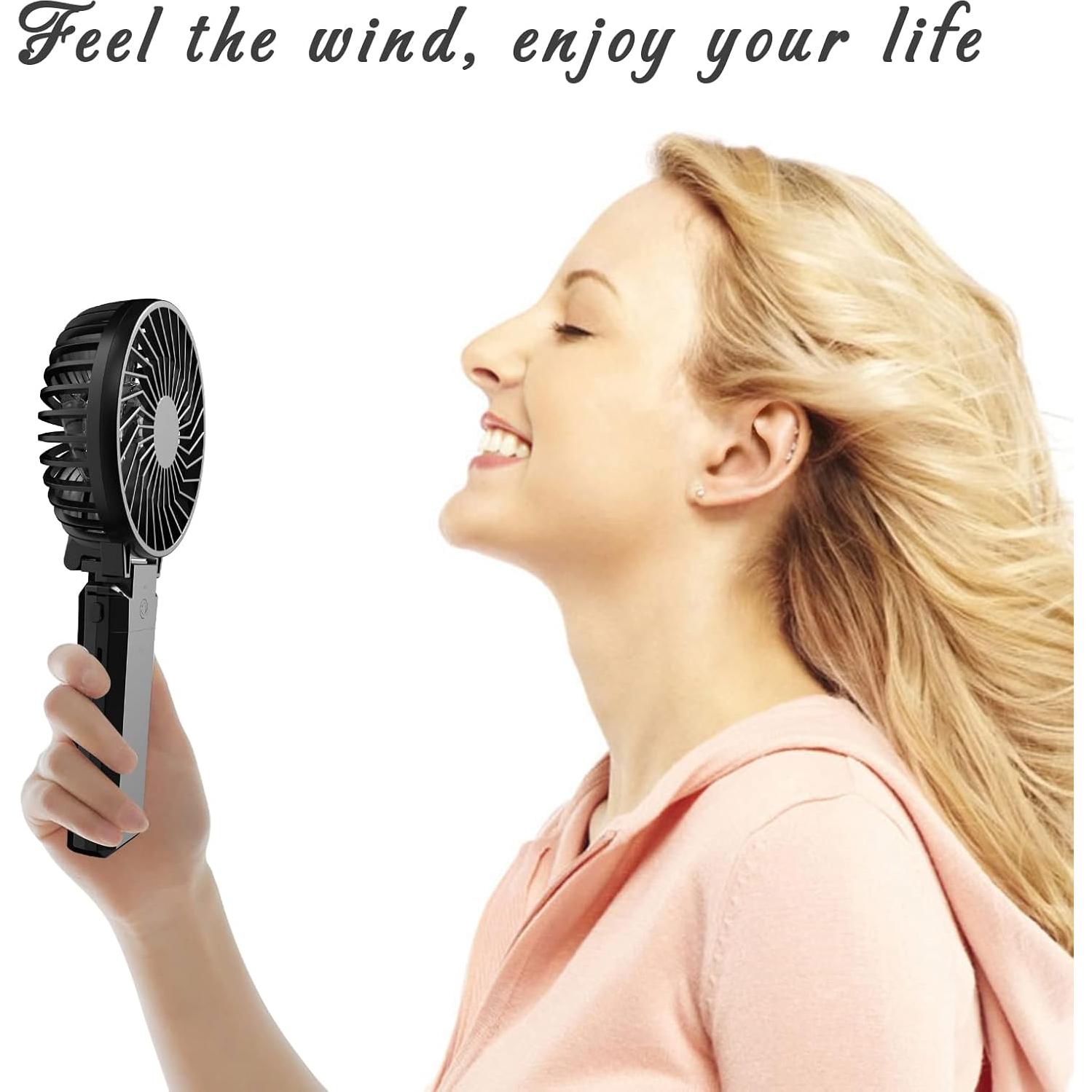 Ventilador Portátil HandFan HF310 5200mAh 6 Velocidades