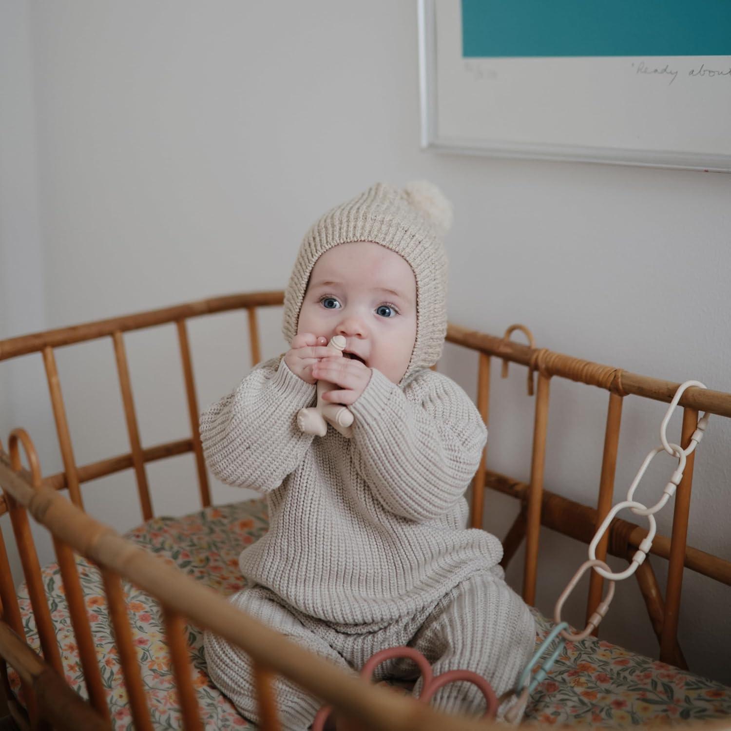 Anillos de Cadena mushie para Bebés - 12 Piezas Multiuso