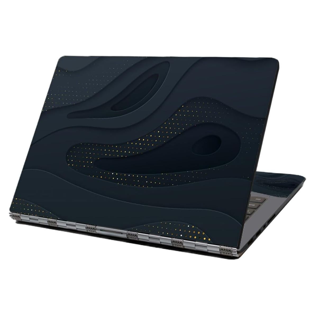 Calcomanía Protectora para Laptop HAPPYLIVE 39 cm Negro Dorado