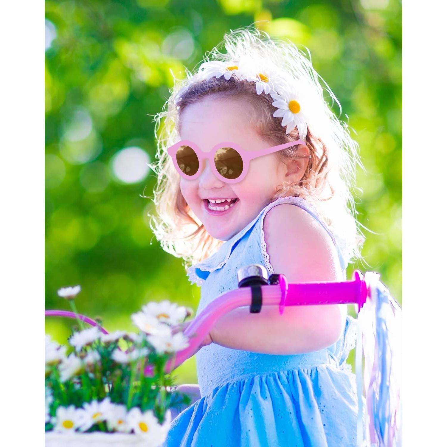 Gafas de sol redondas Flutesan para niños - 24 pares UV