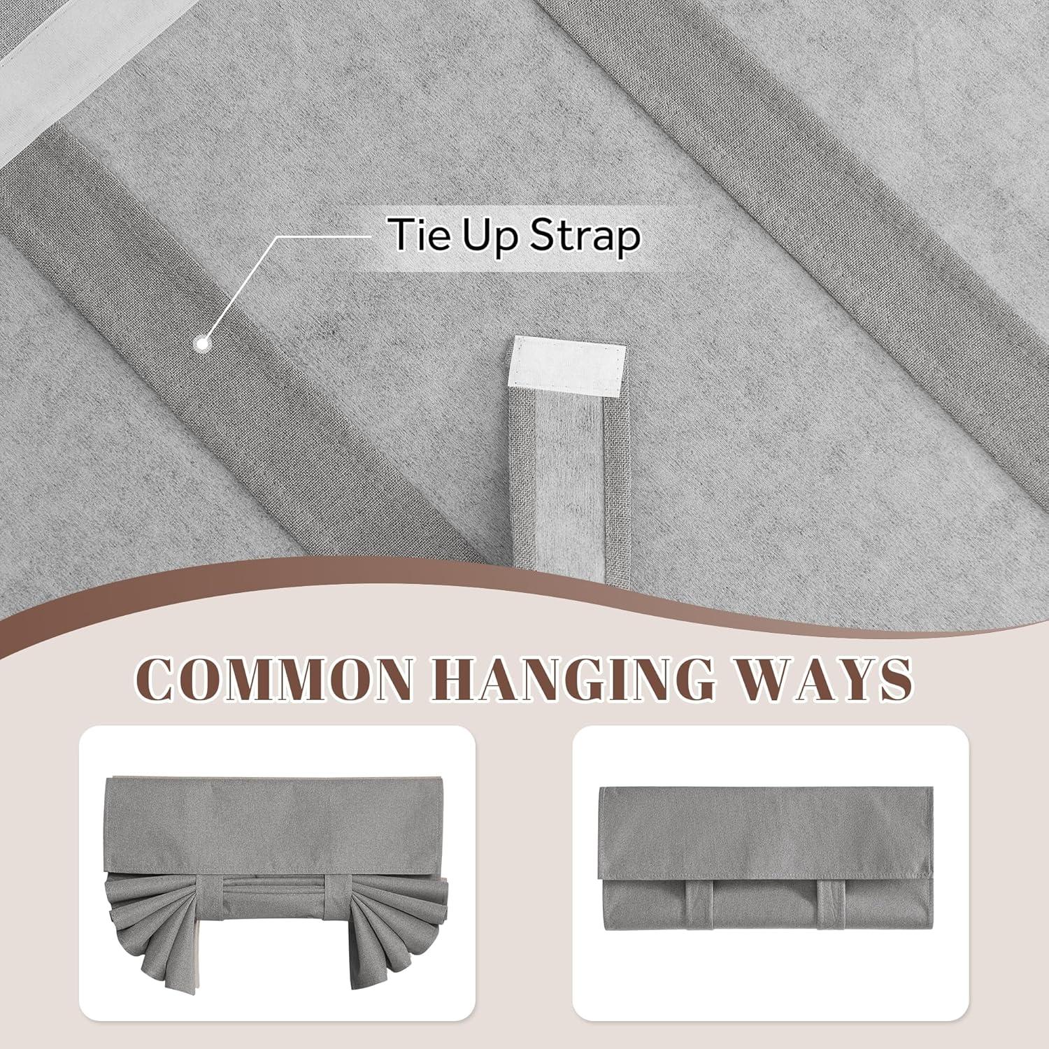 Cortina de Puerta StangH Gris 100% Opaca 66x102 cm