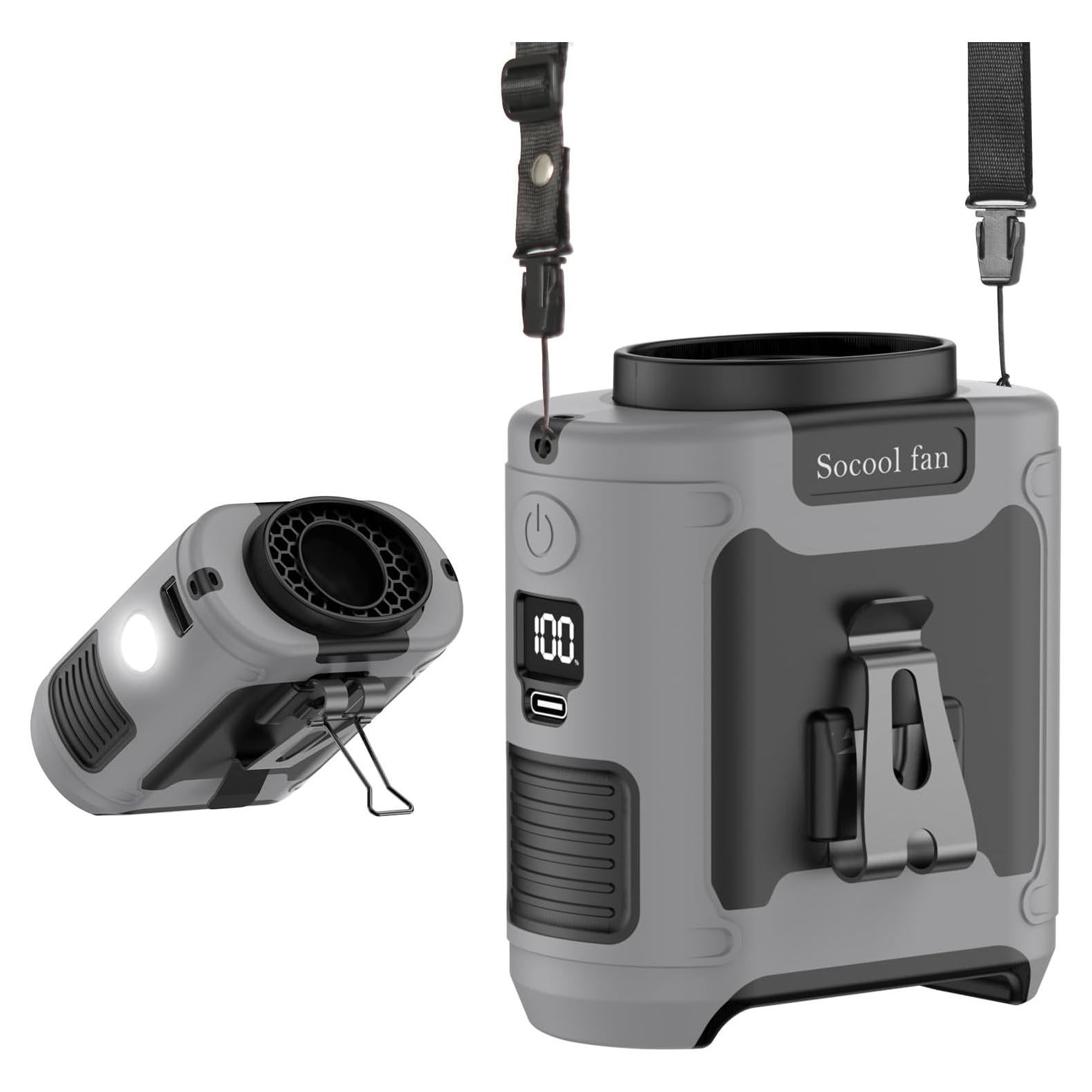 Ventilador Portátil Socool K50 10000mAh 5 Velocidades