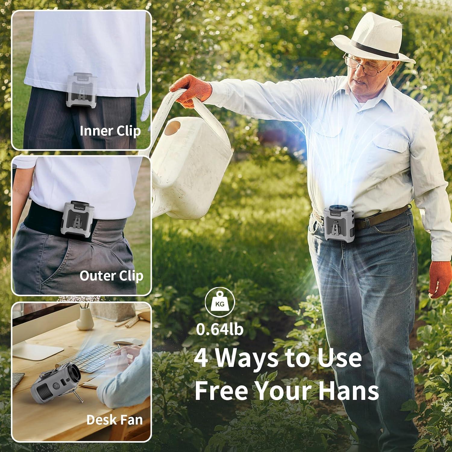 Ventilador Portátil Socool K50 10000mAh 5 Velocidades