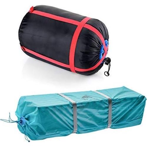 Cierres de Cuerda Ajustables Hysagtek 100 Pcs Plástico Negro