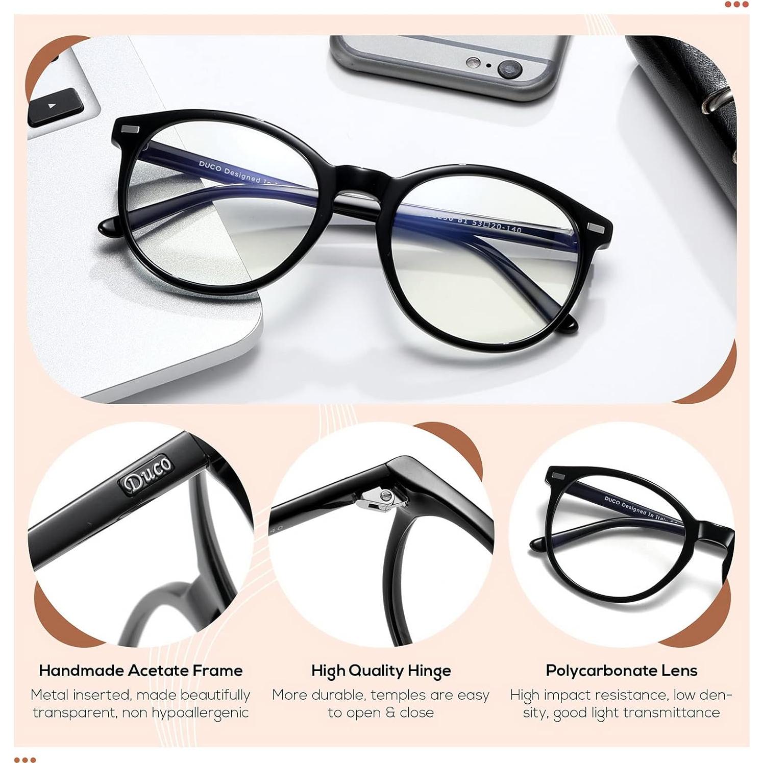 Gafas bloqueadoras de luz azul DUCO para computadora y juegos