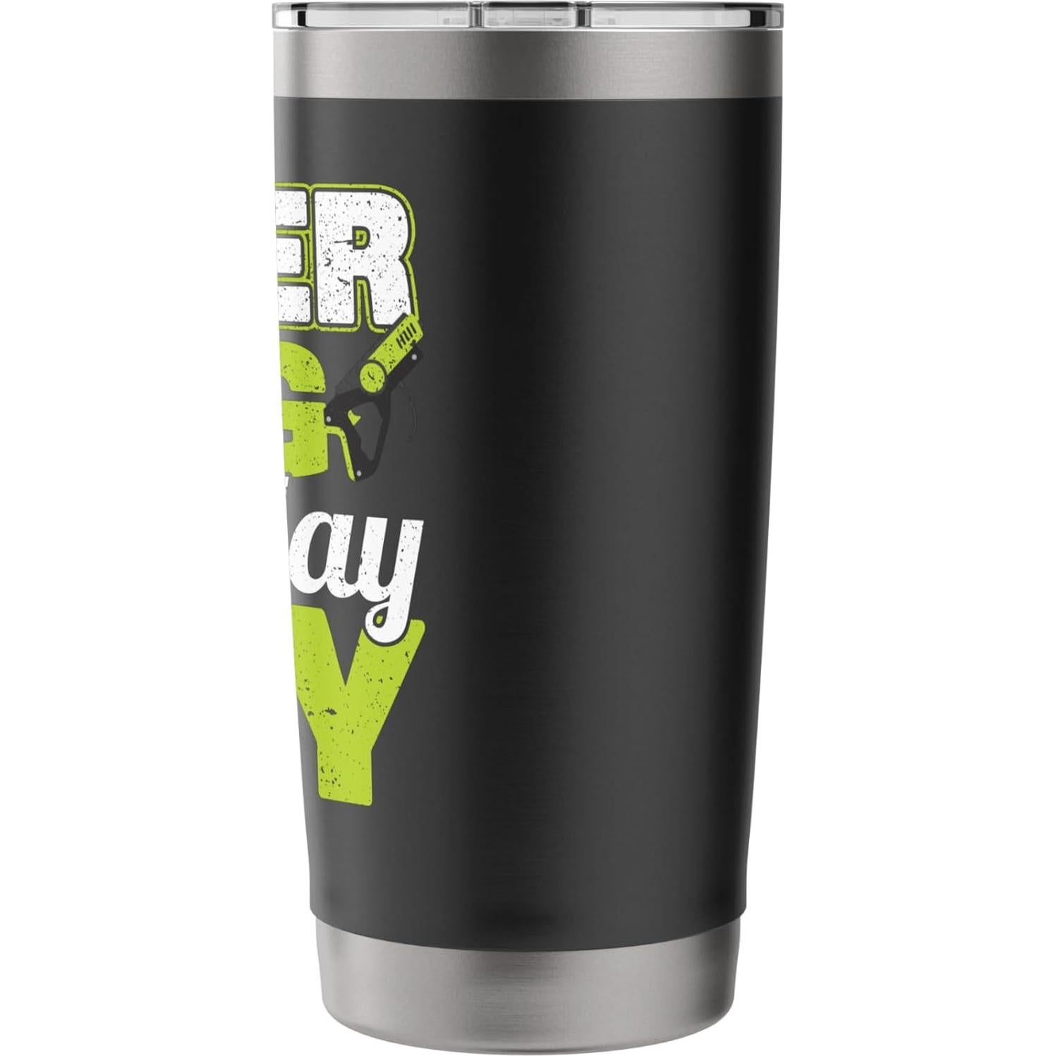 Vaso Aislado de Acero Inoxidable 20 oz Negro Laser Tag