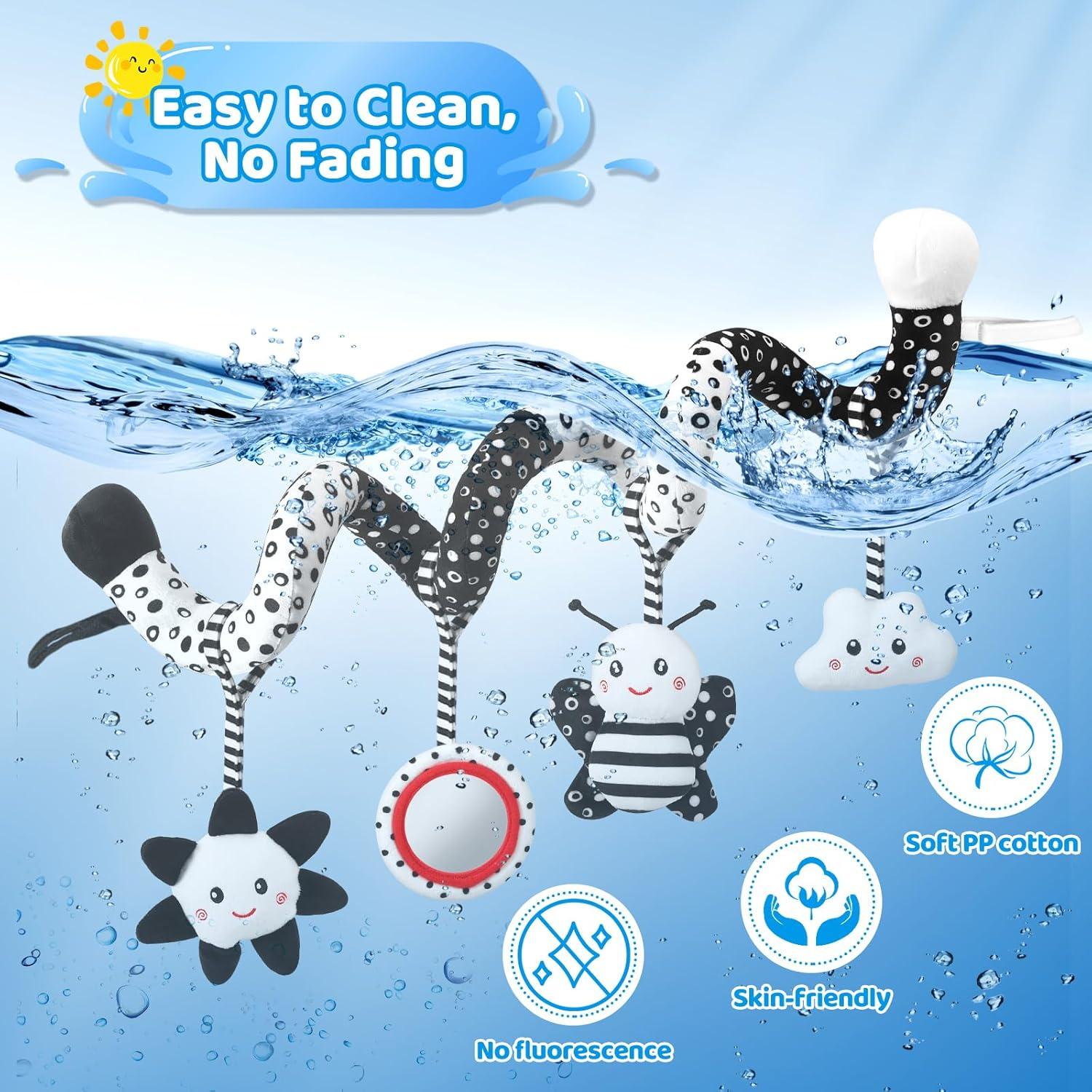 Juguete Colgante para Bebés AJsupojouet en Blanco y Negro