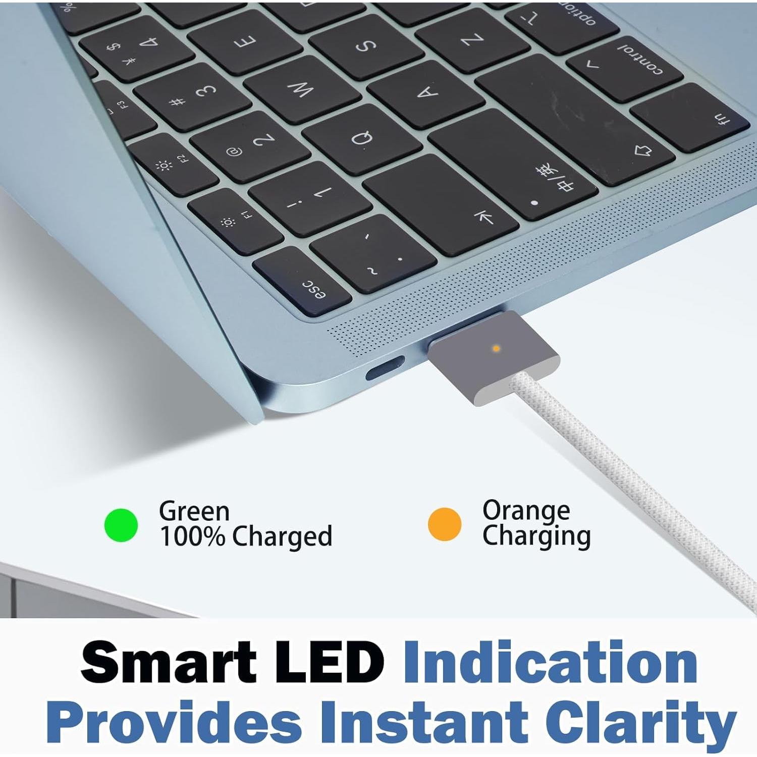 Cable de Alimentación Magnético 140W USB-C iPartsleader 2m Gris