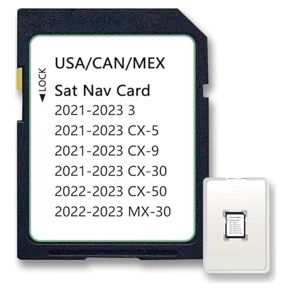 Tarjeta SD de Navegación Mazda 2021-2023 - Mapas USA, CAN, MEX