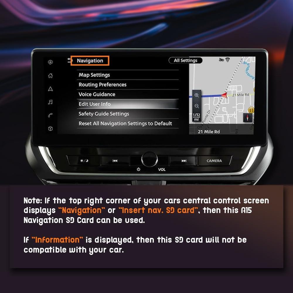 Tarjeta SD de Navegación Mazda 2021-2023 - Mapas USA, CAN, MEX