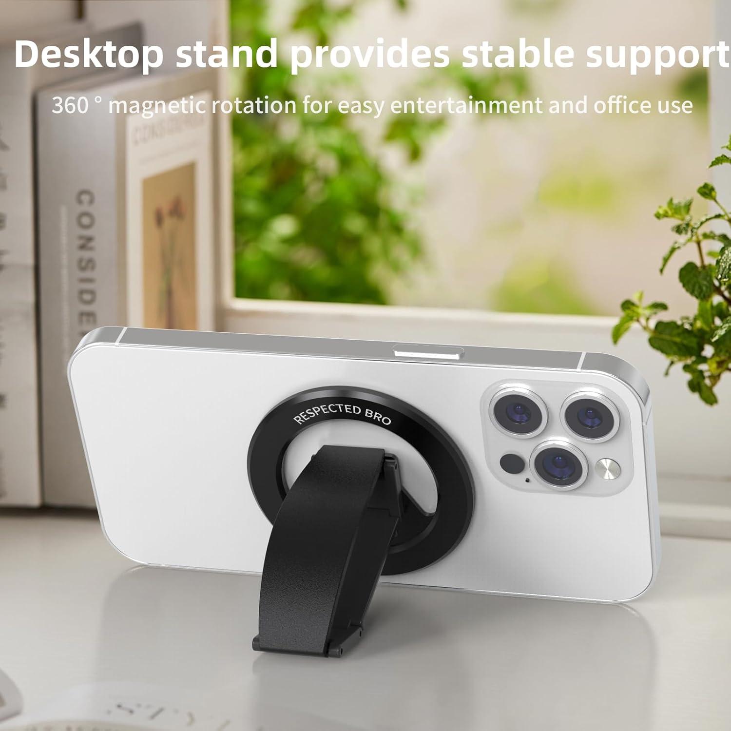 Soporte Magnético para Teléfono Respected Bro con Correa de Silicona