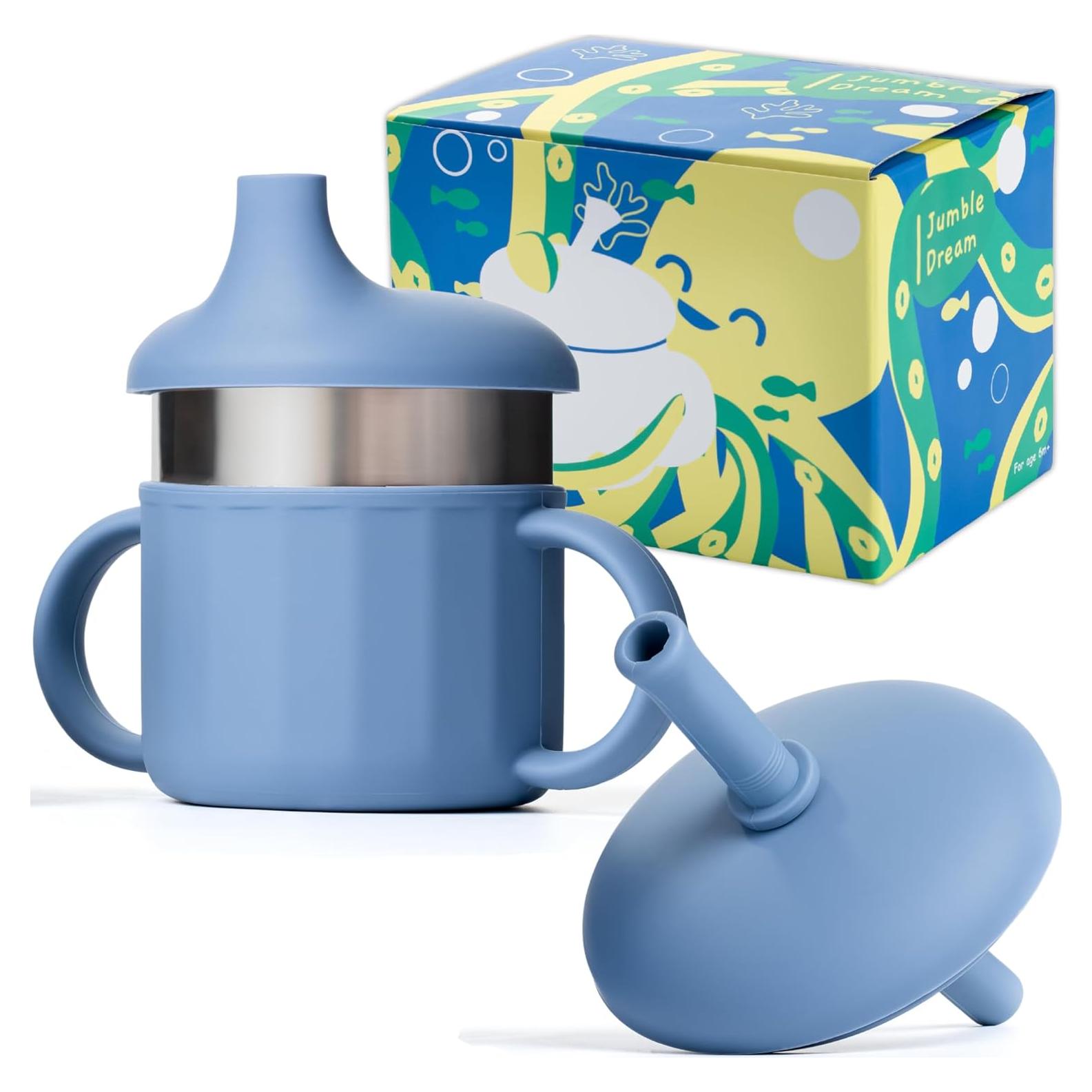 Vaso Antifugas Jumble Dream 207ml Acero Inoxidable Luna Azul