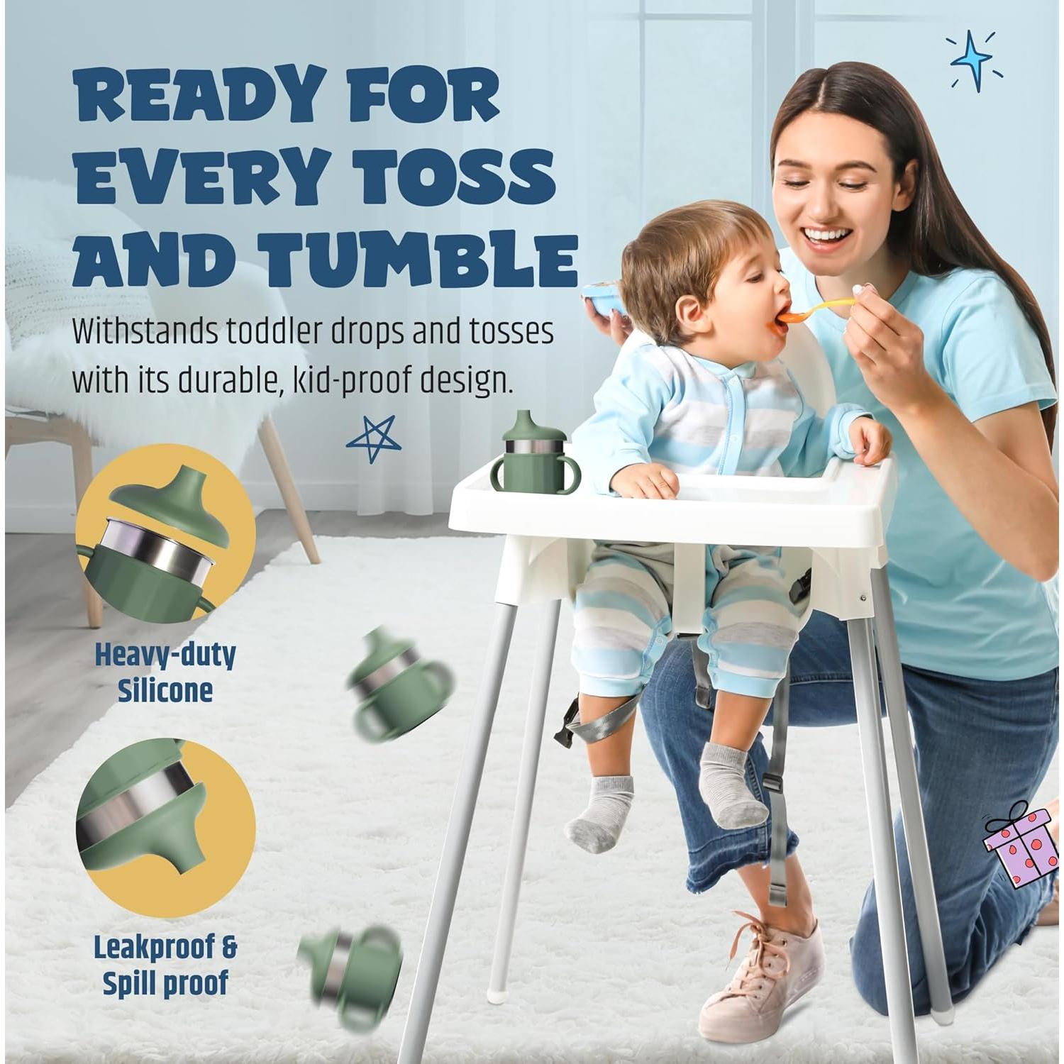 Vaso Antifugas Jumble Dream 207ml Acero Inoxidable Luna Azul