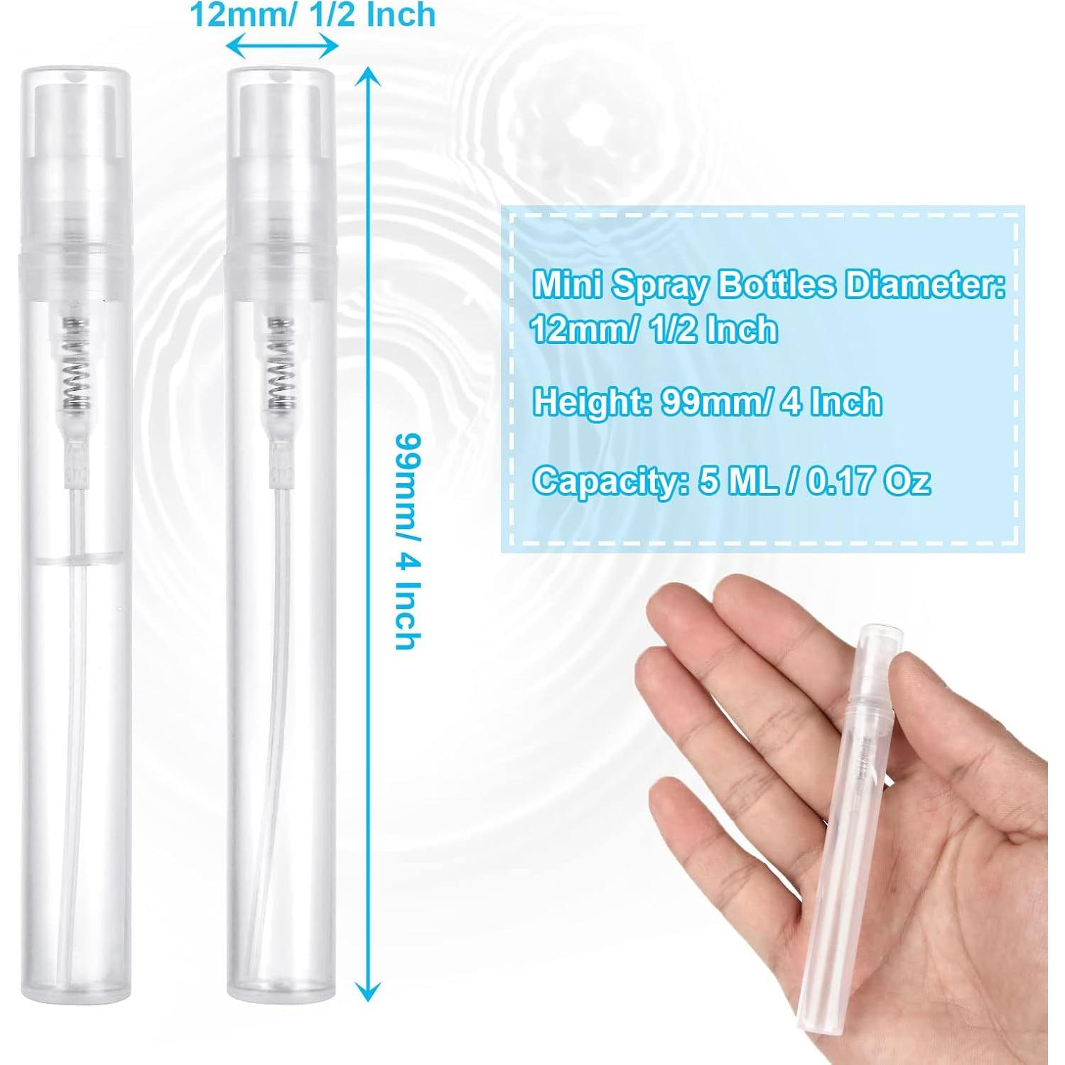 120 Botellas de Spray Rellenables 5ml QTLCOHD para Perfume