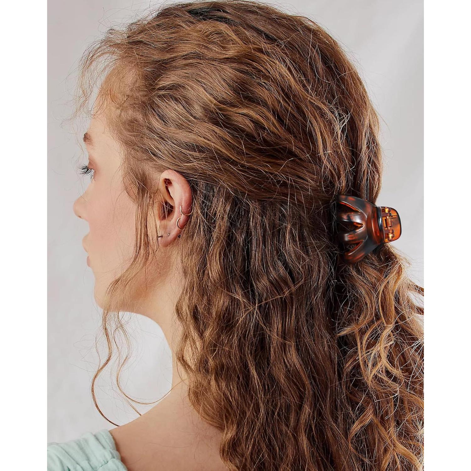 12 Pinzas para el Cabello en Forma de Pulpo AWAYTR - Colores Variados