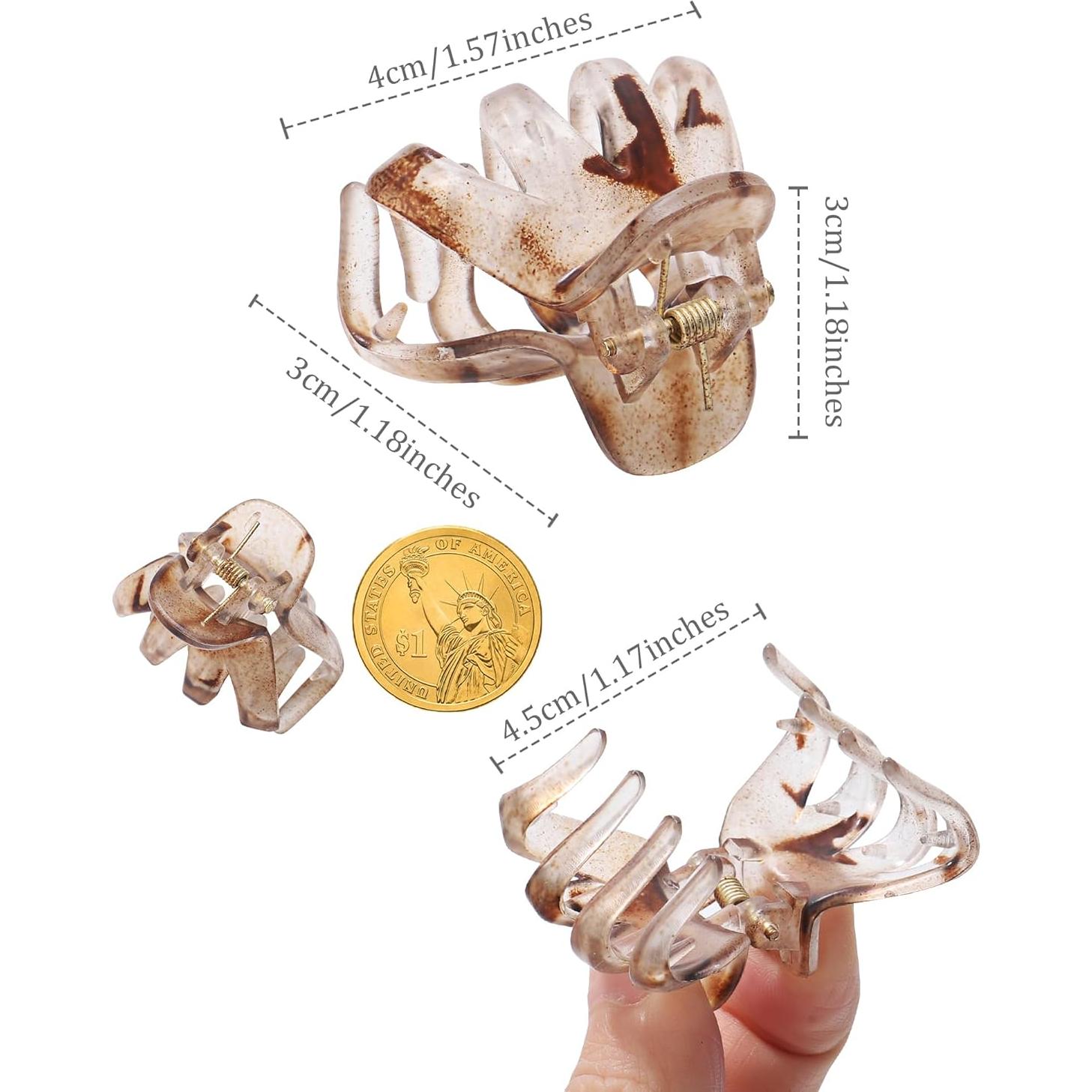 12 Pinzas para el Cabello en Forma de Pulpo AWAYTR - Colores Variados