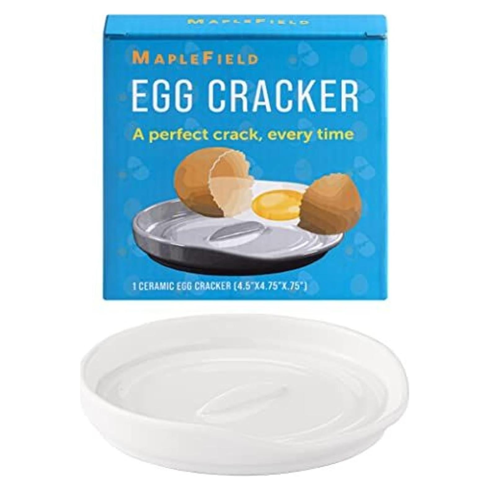 Rompehuevos Doble Propósito Maplefield + Soporte para Cucharas