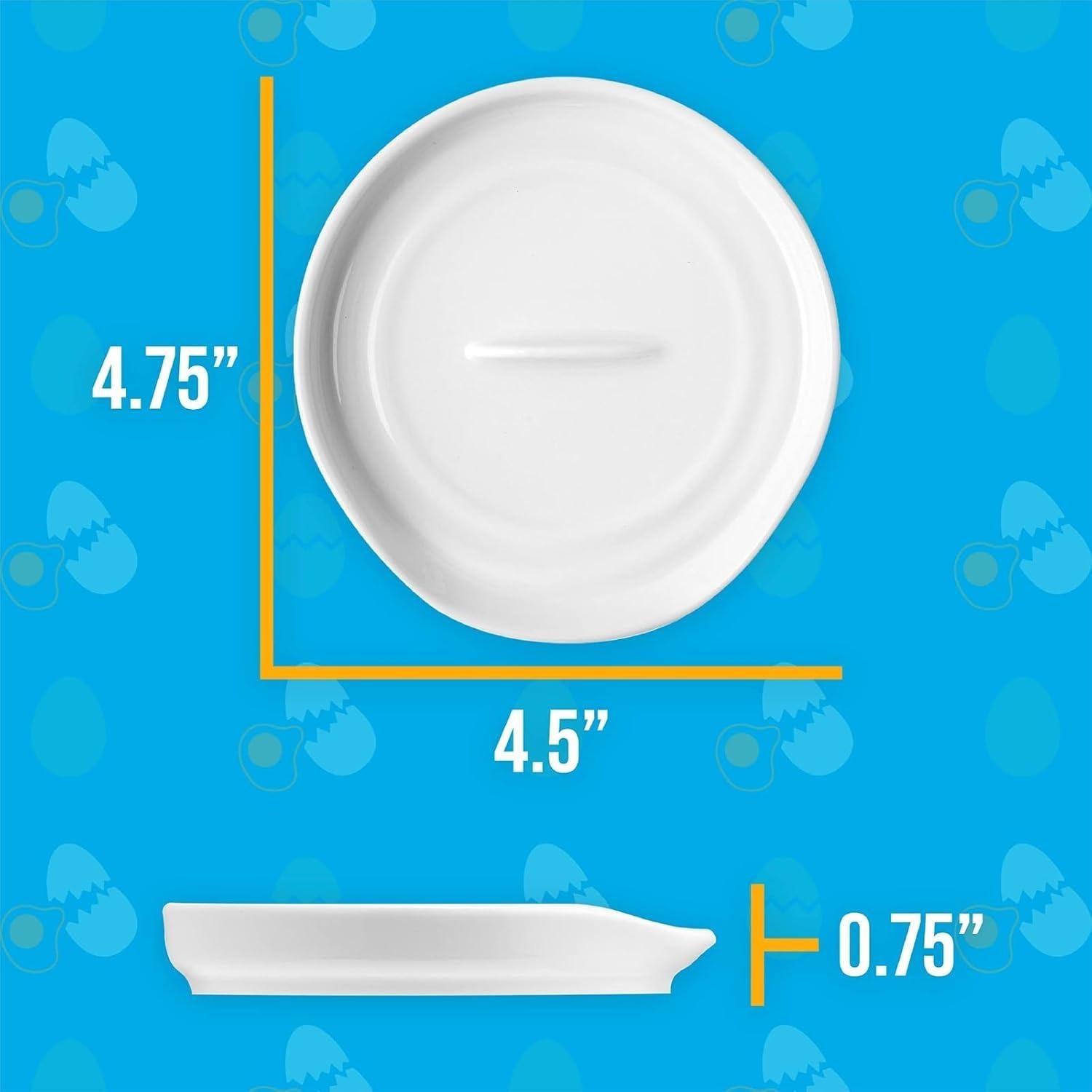 Rompehuevos Doble Propósito Maplefield + Soporte para Cucharas