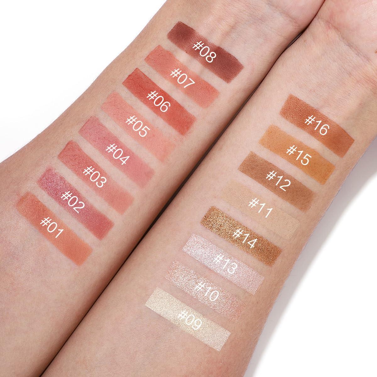 Paleta de Contorno 16 Colores SPRINGSKY - Rubores e Iluminadores