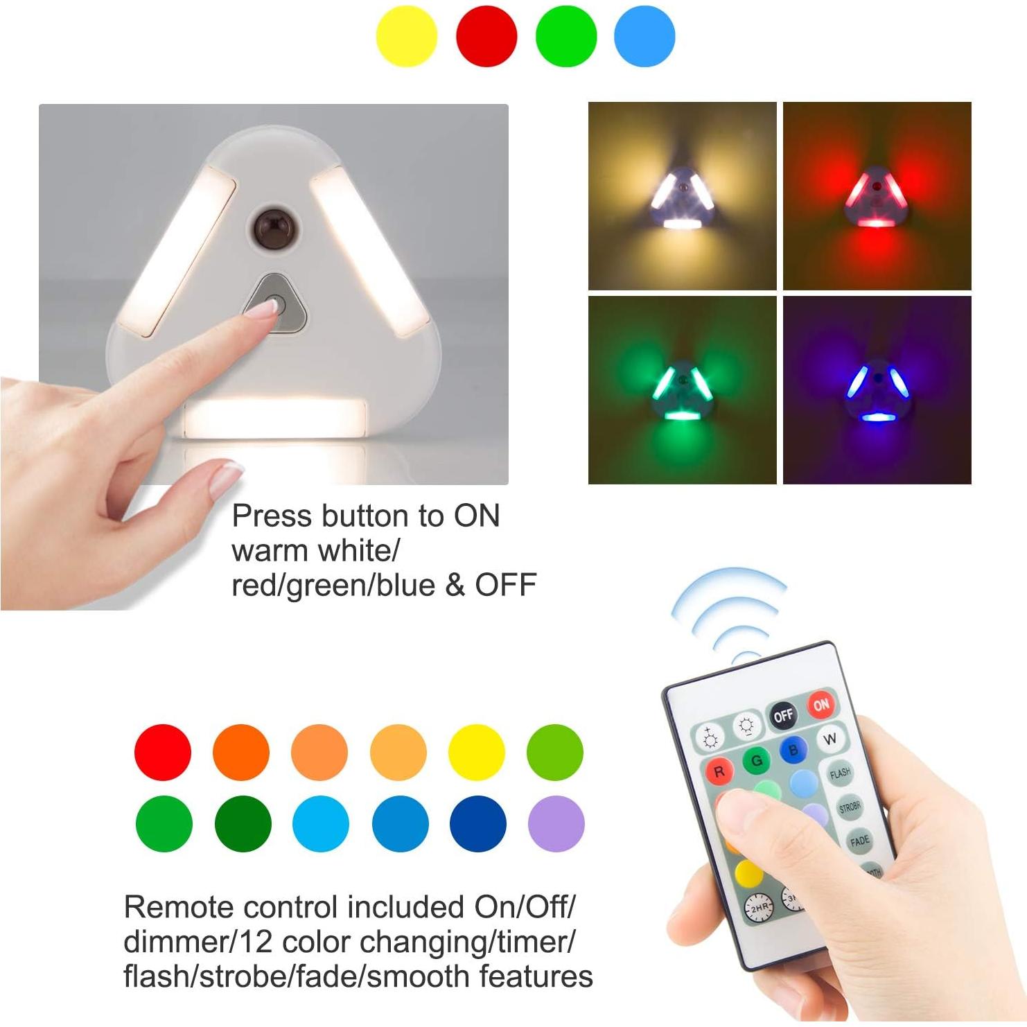Luz de Techo Inalámbrica BIGMONAT RGB con Control Remoto