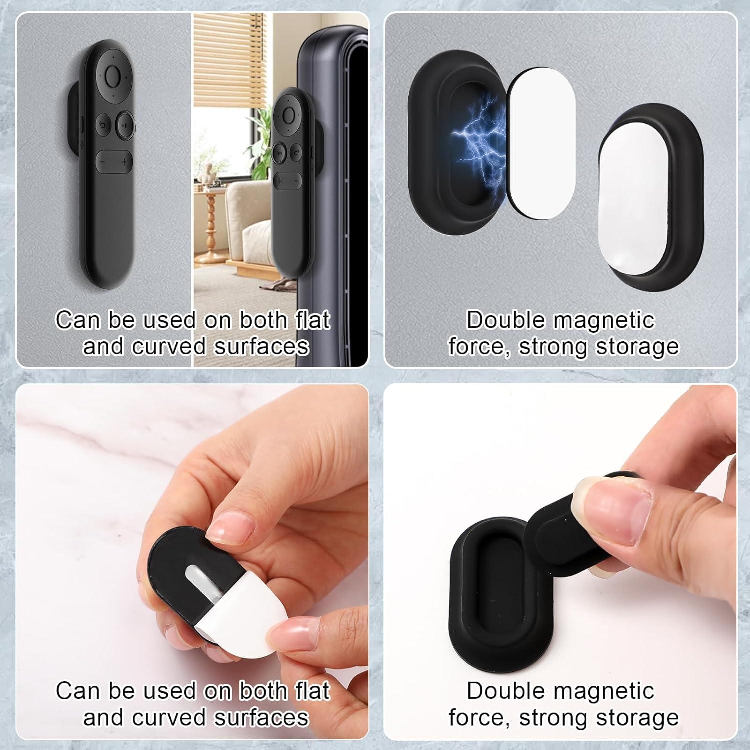 Soporte Magnético para Control Remoto Shimeyao 12 Pcs Negro