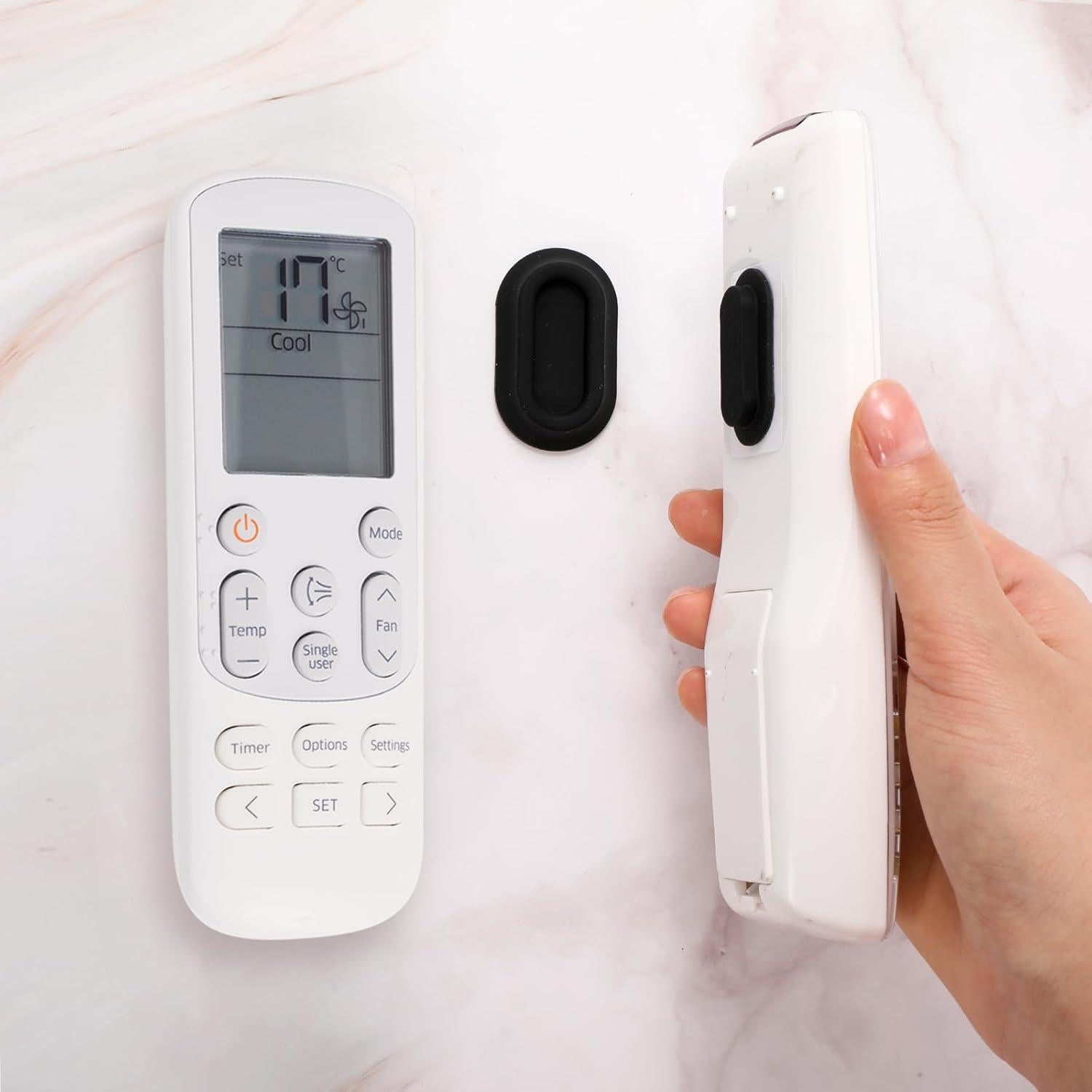 Soporte Magnético para Control Remoto Shimeyao 12 Pcs Negro