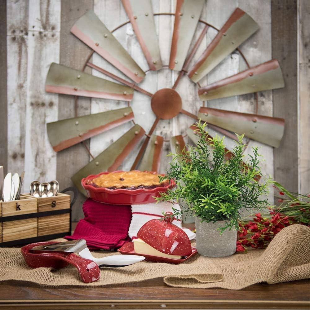 Flojery 2 Plantas Artificiales Eucalipto en Macetas Decorativas