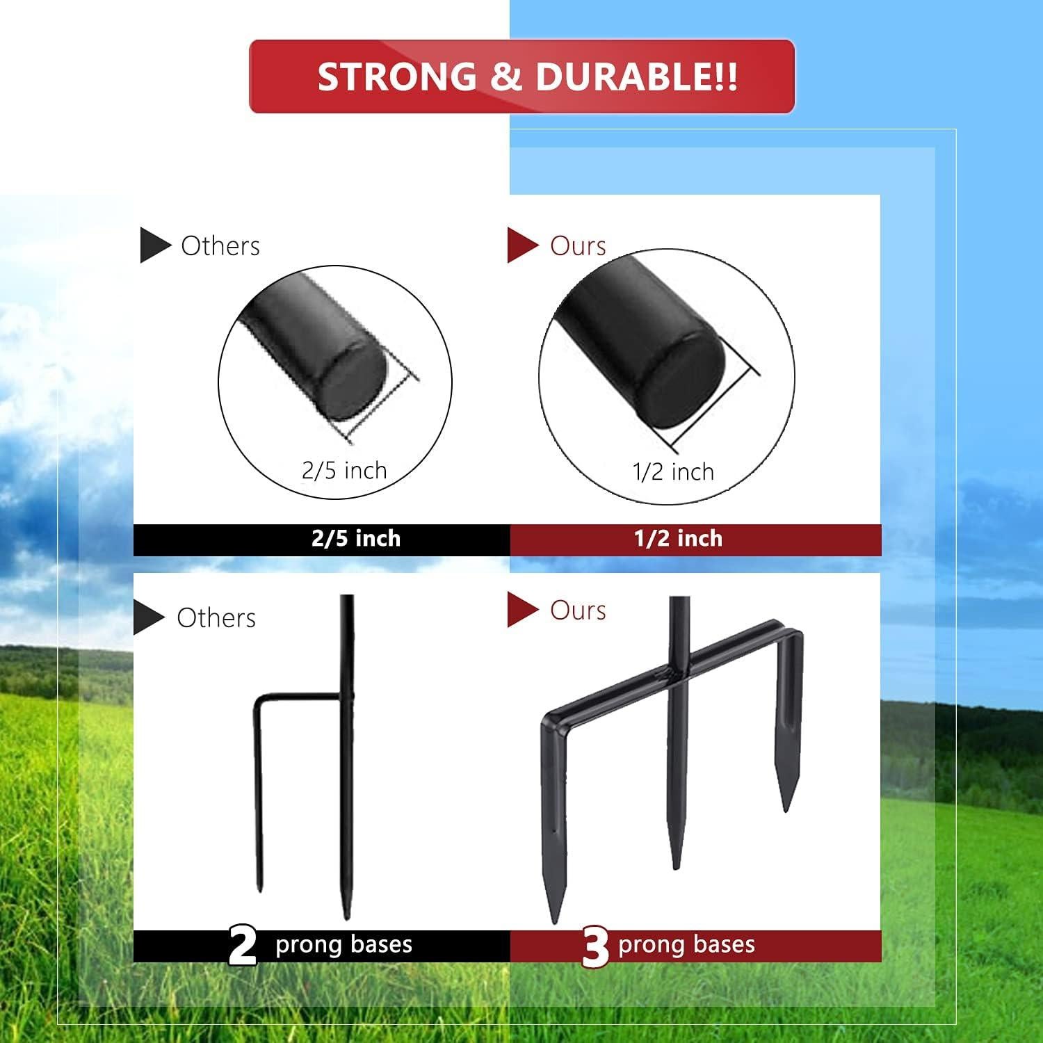 Ganchos de Pastor EXCMARK 79 cm Ajustables para Jardín